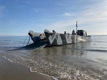 Foxtrot 8 on the beach